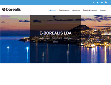 Tablet Screenshot of e-borealis.com